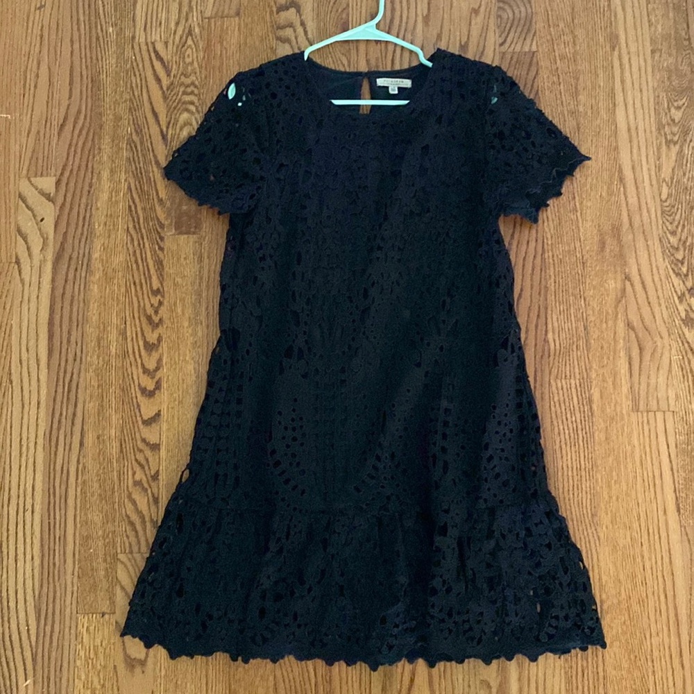 Black Lace Mini Dress